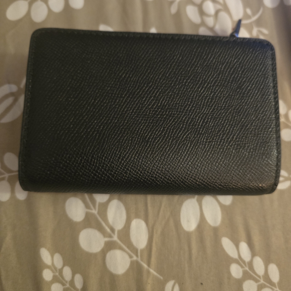 Coach Black Textured Leather Wallet - Picture 10 of 12